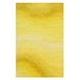 thumbnail image 1 of EORC T180YL8X8R Hand-Tufted Wool Desertland Rug, 8' Round, Yellow, 1 of 5
