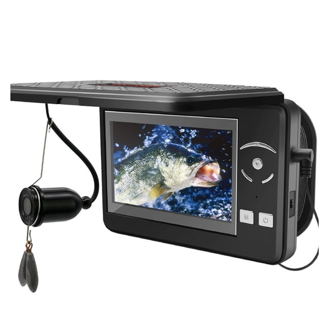 Portable Underwater Fishing Camera Waterproof Video Fish Finder DVR Camera With 4.3 Inch LCD Display For Ice Lake Sea Fishing ,Night Vision & Waterproof Design
