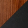 thumbnail image 2 of LumiSource Walnut Wood, Black PU Bacci Chair, 2 of 7