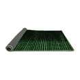 thumbnail image 2 of Ahgly Company Indoor Round Abstract Emerald Green Modern Area Rugs, 5' Round, 2 of 4