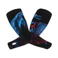 thumbnail image 2 of Balery Futuristic Purple Panther Cooling Arm Sleeves for Men & Women – Breathable, Moisture-Wicking Arm Sleeves for Women, Men & Kids, 2 of 8