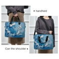 thumbnail image 6 of 16" Laptop Briefcase for Work Travel Laptop Shoulder Bag Carrying Handbag Laptop Case Butterflies and Circular Motif, 6 of 8