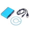 thumbnail image 2 of Adaptador de tarjeta de sonido externo USB 2.0 de 6 canales SUSUchens con salida óptica S/PDIF 5.1 para Windows 7 (azul), 2 of 8