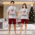 thumbnail image 2 of LuLiaMenton Family Matching Pajama Set Christmas in Summer Pug Flamingo For Couple Lover, Men L, 2 of 5