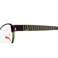 thumbnail image 6 of NEW PUMA 15420 MENS/WOMENS DESIGNER FULL-RIM BROWN / GREEN ADULT SIZE UPSCALE FRAME DEMO LENSES 49-17-135 SPRING HINGES EYEGLASSES/GLASSES, 6 of 9