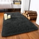 thumbnail image 1 of Alfombra Chicrug 61 x 122 cm, felpa suave, antideslizante, color gris oscuro, 1 of 7