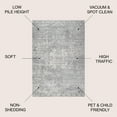 thumbnail image 2 of JONATHAN Y MDP104B-4 Modern Persian Vintage Medallion Gray 4 ft. x 6 ft. Area Rug, Country Floral, Pet Friendly, Stain Resistant, Easy to Clean, for Living Room; Kitchen, Bedroom, 2 of 11
