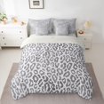 thumbnail image 2 of Homewish Leopard Cheetah Print Bedding Comforter Set 7pcs for Teens Female Men,Abstract Geometric Queen Bedding Sets Super Cozy,Jungle Animal Wildlife Queen Sheet Sets,Breathable Home Decor, 2 of 8