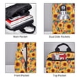 thumbnail image 3 of Yiaed Diamond Bohemian Sunflower Print Lightweight Backpack Travel Backpacks Hiking Daypack for Women Men, 3 of 5