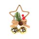 thumbnail image 5 of Adornos navideños con forma de campana y lazo para festivales de Año Nuevo y vacaciones en casa. dorado, 5 of 6