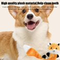 thumbnail image 2 of Cute Raccoon Pet Toy - Fabric, 45 * 15cm, Yellow/Grey/Brown - Exercise & Anxiety Relief, 2 of 7