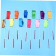 thumbnail image 4 of UPOUART 12Pcs Twirling Ribbon Assorted Color Artistic Gymnastics Ribbon For Oriental Dance Practice, 4 of 7