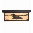 thumbnail image 6 of Meyda Tiffany 162409 Hyde Park Loon 4 Light 23" Wide Flush Mount Square Ceiling Fixture -, 6 of 7