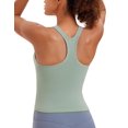 thumbnail image 1 of Musculosa CRZ YOGA sin costuras con espalda en Y y textura acanalada, talle M, 1 of 6