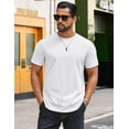 thumbnail image 3 of COOFANDY Plain Tshirts for Men 100% Cotton Short Sleeve T Shirt Crewneck Casual, 3 of 6