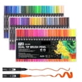 thumbnail image 1 of 72 Colores Plumones Doble Punta Pencil, Laspang Marcadores A Base De Agua No Toxico Para Niños Adultos, 1 of 4