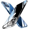 thumbnail image 1 of HTOOQ Crystal Clear Compatible with iPhone 12 Mini Case [Never Yellow] [Military Grade Protection] Shockproof Protective Phone Case Slim Thin Cover 5G (5.4 inches) 2020- ClearCrystal Clear-, 1 of 9