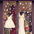 thumbnail image 5 of Agregue encanto invernal a su hogar y oficina con esta decoración de copos de nieve plateados despegables y pegables fácilmente extraíble, 5 of 5