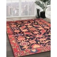 thumbnail image 3 of Ahgly Company Machine Washable Indoor Rectangle Traditional Copper Red Pink Area Rugs, 6' x 9', 3 of 7