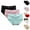 Light Blue, variant on Helii Women's No Show Middle Waist Cotton Underwear Stretch Soft Seamless Wnderwears for Women 3 Pack L