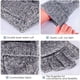 thumbnail image 3 of Guantes de lana con aislamiento térmico sin dedos para mensajes de texto para mujeres y hombres, guantes convertibles de punto cálidos de invierno con solapa, 3 of 6