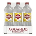 Arrowhead Sparkling Water, Lively Lemon, 33.8 oz. Bottles (Pack of 12