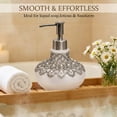 thumbnail image 6 of Decozen Gifts for Mom - Premium Frosted Glass Lotion Dispenser for Mother's Day Gifts, Bathroom Decor, Soap Dispenser, Glass Pump Bottle, Liquid Hand Soap Bottle - Mothers Day Decor, 6 of 6