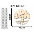 thumbnail image 2 of Unfinished Wood Tree of Life Shape - Nature - Trees - Craft - up to 46" DIY 20" / 1/4", 2 of 3