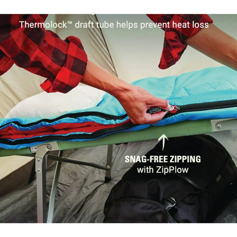 Coleman Sun Ridge 40 Deg 33 W x 75 L Sleeping Bag 2205652