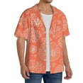 thumbnail image 2 of Kdxio Men'S Hawaiian Shirt For Men Short Sleeve Shirt He Marine Theme With Beautiful Corals Summer Casual Holiday Beach Button Down T-Shirts, 2 of 5