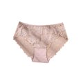 thumbnail image 1 of Culotte String pour Femmes, Taille Haute Sans Couture Respirante Dentelle Design Fin pour Usage Quotidien, Rouge TTTTG, 1 of 8