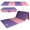 Pink Purple, variant on Gymnastics Mat 10'x4'x2" Foldable Tumbling Mats with Carrying Handles Four Fold Thick Exercise Mat for Home Aerobics Stretching Yoga, Pink Blue