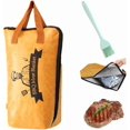 thumbnail image 1 of Couverture de Repos pour Barbecue, Couverture de Viande Réutilisable Portable avec Grand Ouverture, Sac de Grillade Pliable Étanche pour Barbecue Extérieur, Accessoires Extérieurs, pour Hommes Camping (21 Po), 1 of 2