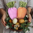 thumbnail image 5 of Dalrosia Easter Carrot Gift Bags Easter Fabric Drawstring Bag Carrot Candy Goody Bags Treat Bags for Spring Basket Stuffers Egg Hunt Outdoor Party Favor Supplies, 5 of 5