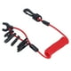 thumbnail image 5 of Cordón de seguridad para interruptor de motor de barco, cable de resorte de parada de emergencia de PU para reemplazo, 5 of 14