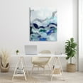 thumbnail image 2 of Stupell Industries Bubbling Sea Floor Abstraction Fluid Blue Green Abstract Painting Gallery Wrapped Canvas Print Wall Art, 36 x 48, 2 of 6