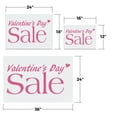 thumbnail image 3 of Valentines Day Sale Vinyl Decal 12 Inch x 16 Inch Weatherproof Heavy-Duty Adhesive Backing | Seasonal Promotions, Gift Ideas, Retail Discounts | Made in USA, 3 of 6