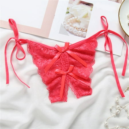 

FZM Women Lace Underwear Thongs Bikini Panties G String Thong Stretch Ladie Brief Underwear Thong