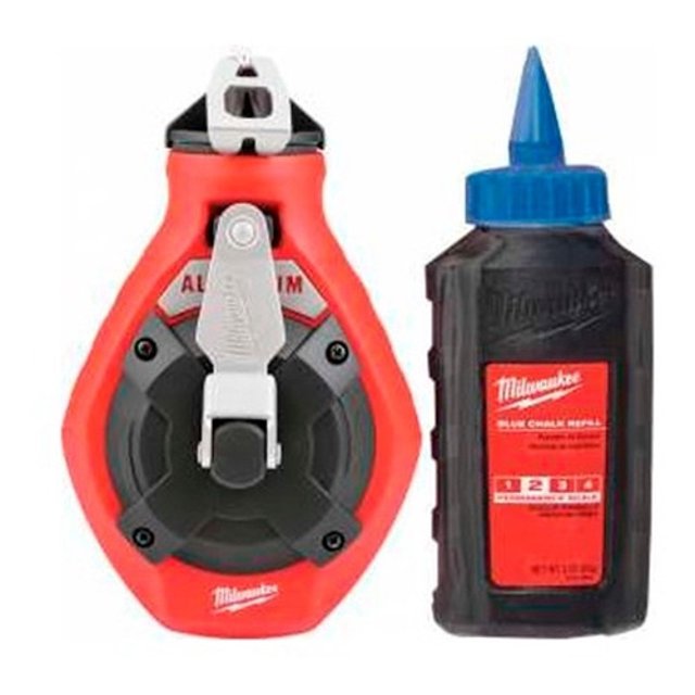 Kit De Carrete De Linea Tiza Azul 30m De Milwaukee 48223992 Milwaukee 48223992