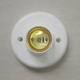 thumbnail image 3 of Portalámparas E27 blanco, adaptador de base de tornillo que garantiza una iluminación brillante para aplicaciones en varias habitaciones, apariencia compacta y simple ideal para conversión de base, 3 of 4