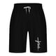 thumbnail image 4 of Mens Casual Shorts Lace-Up Elástico Cintura Bolsillo Ejercicio Fitness Hogar Pantalones de Media Longitud para Diario, 4 of 4