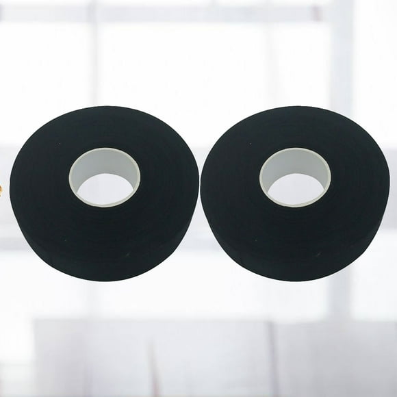 LOLIPPYY Hockey Stick Accessories 2Pcs Black White Cotton Tape for Grip Enhancement and Anti Slip 100In