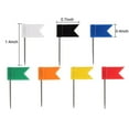 thumbnail image 4 of SWETRACE Flag Push Pins Assorted Color For Travel Map Geography Lovers 160Pcs 1.4x0.7x0.1in, 4 of 10