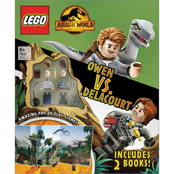 LEGO Jurassic World(TM) Owen vs. Delacourt (Hardcover)