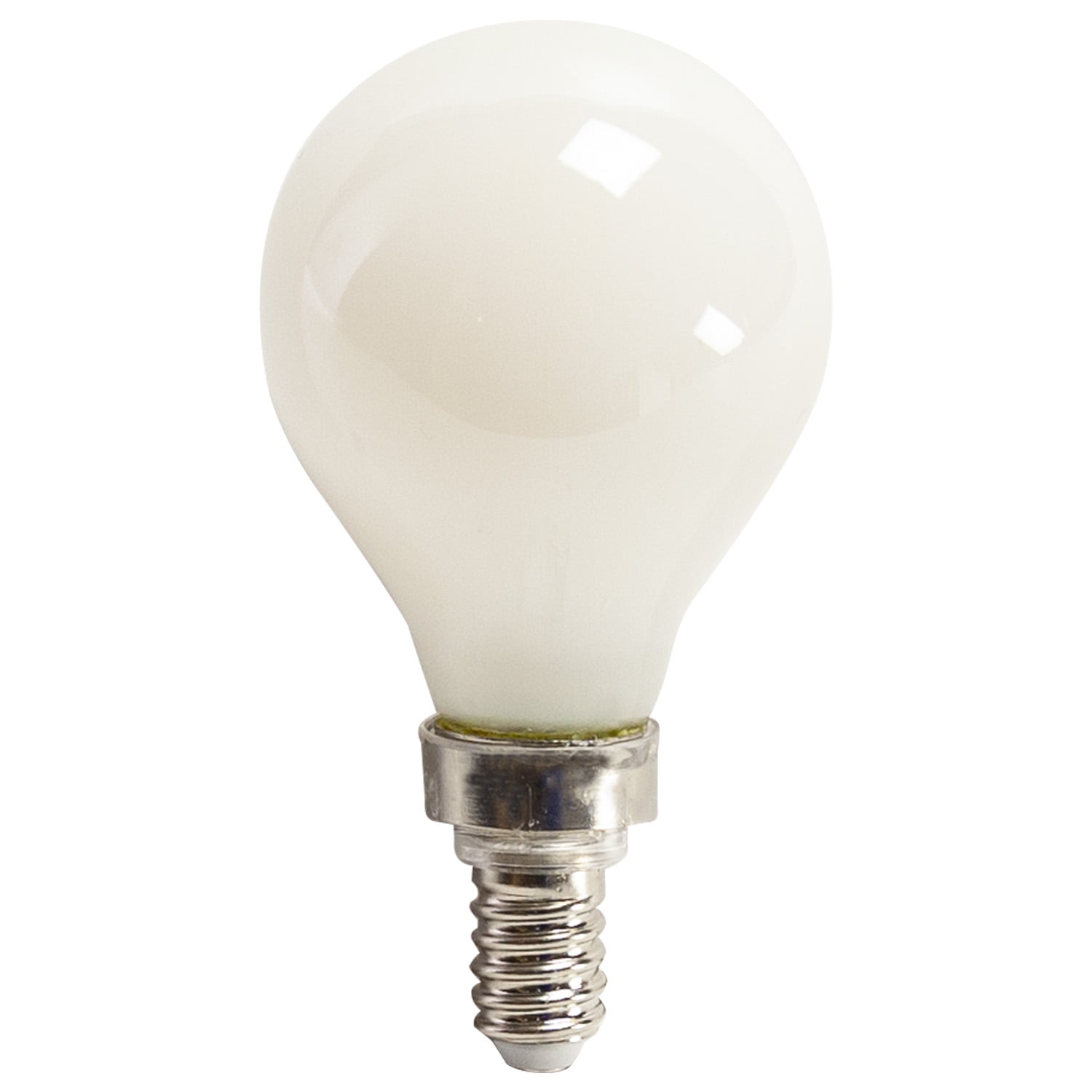 Great Value LED, 5.5W (40W Eqv) A15 Frosted Lamp E12 Candelabra Base, Dimmable, Soft White, 2pk