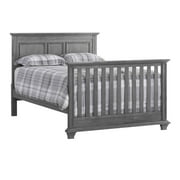 Oxford Baby Kenilworth 4-in-1 Convertible Crib, Stone Wash, GREENGUARD Gold Certified, Wooden Crib