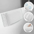 thumbnail image 4 of Qocolhg Luxurious Memory Foam Spa Bath Pillow for Tub Neck and Back Support - 8 Suction Cups, Non-Slip Design, Soft Cushion for Relaxing Soaks, Suction Cup Foam Bathtub Head Pillow, White, 4 of 6