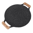 thumbnail image 1 of Poêle à Griller Coréenne, Poêle à Griller Ronde Antiadhésive pour Barbecue Coréen, avec Poignée et Pince, Poêle à Frire Ronde pour Barbecue Intérieur et Extérieur, 1 of 8