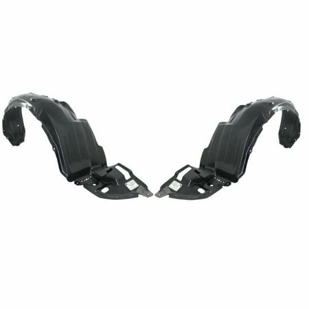 Driver Passenger Side Fender - Parts N Go 2011-2013 Toyota Corolla Fender Liner Front Pair Splash Guard Driver & Passenger Side - TO1249162, TO1248162, 5387502370, 5387602370