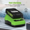 thumbnail image 6 of 24V CAF806 Battery Charger Replacement for Green-works 24V Battery, Compatible with Green-works 24 Volt Battery BAG708 BAG709 and Bissell CleanView XR Pet Stick Vacuum Cleaner, 6 of 9